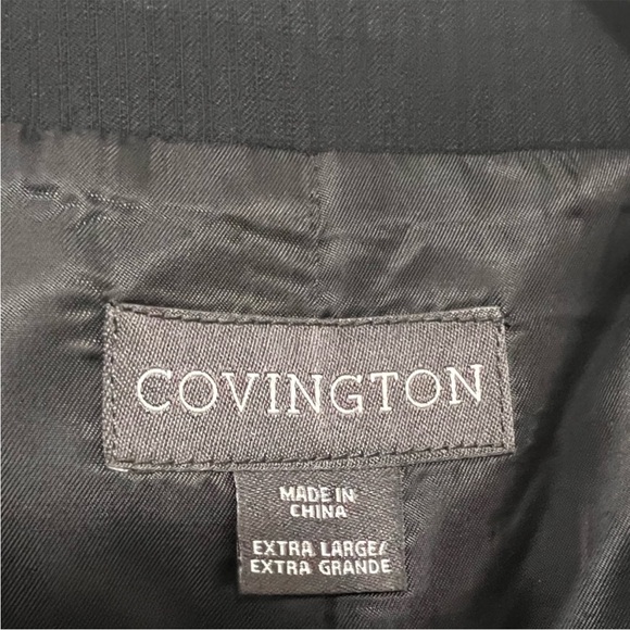 Covington Suit Separates (Jacket and Vest) — Black, BNWT, Size 50R - Picture 9 of 10
